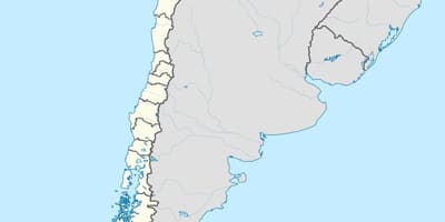 地图智利的安托法加斯塔