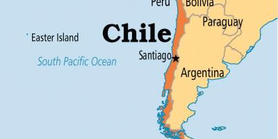 智利圣地亚哥地图